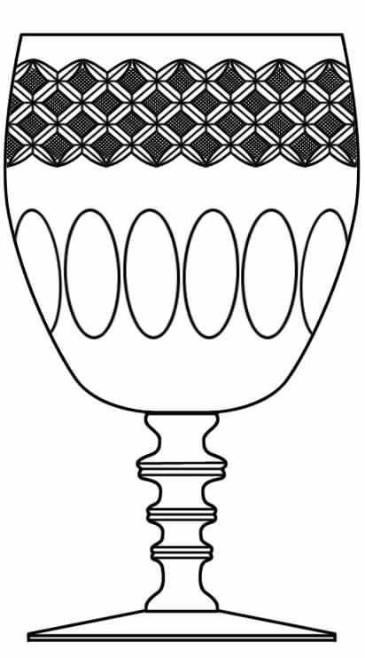 Munster Water Goblet by Hawkes-1
