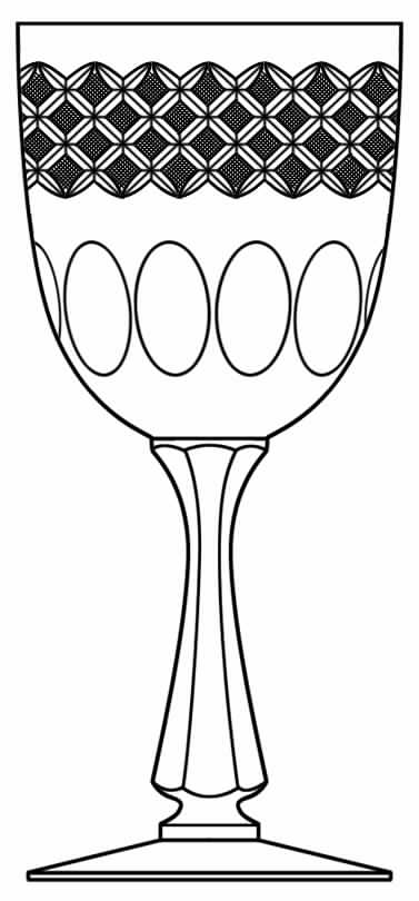 Munster Water Goblet by Hawkes-1
