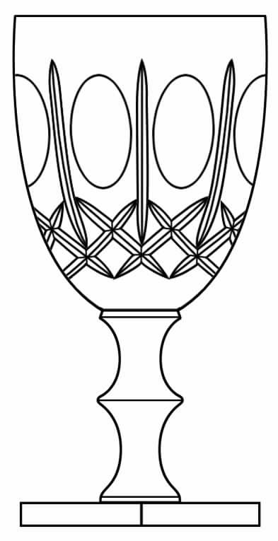 Mystic Water Goblet by Hawkes-1