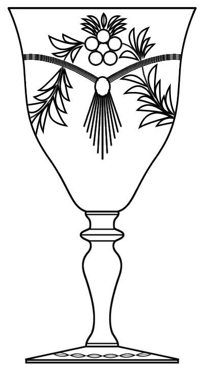 Navarre Water Goblet by Hawkes-1