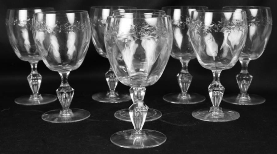Patricia Water Goblet by Hawkes-1