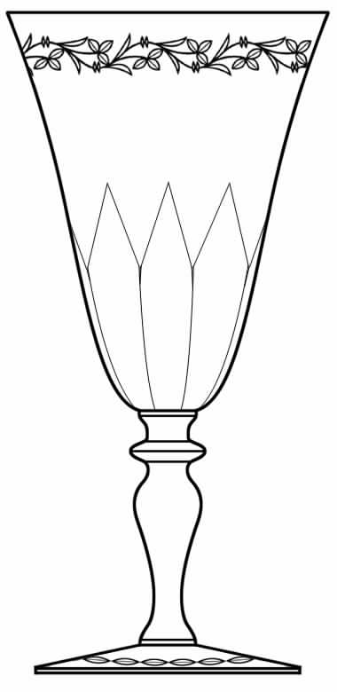 Patricia Water Goblet by Hawkes-1