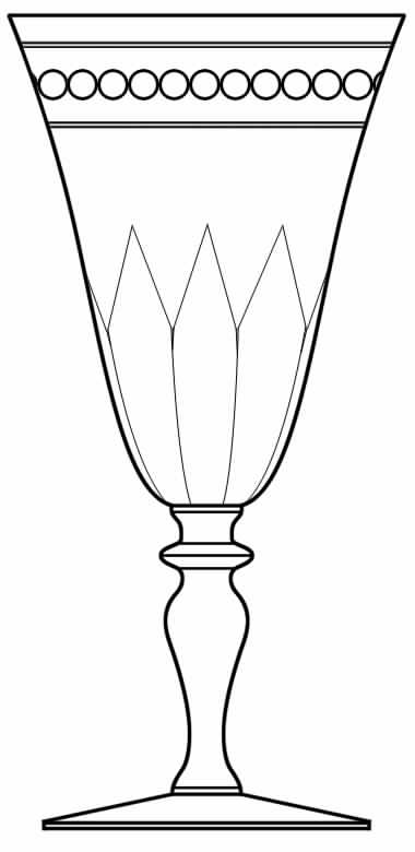 Pearl Water Goblet by Hawkes-1