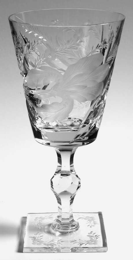 Satin Iris Water Goblet by Hawkes-1