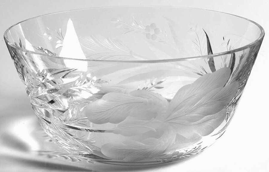 Satin Iris Small Fruit Dessert Bowl by Hawkes-1