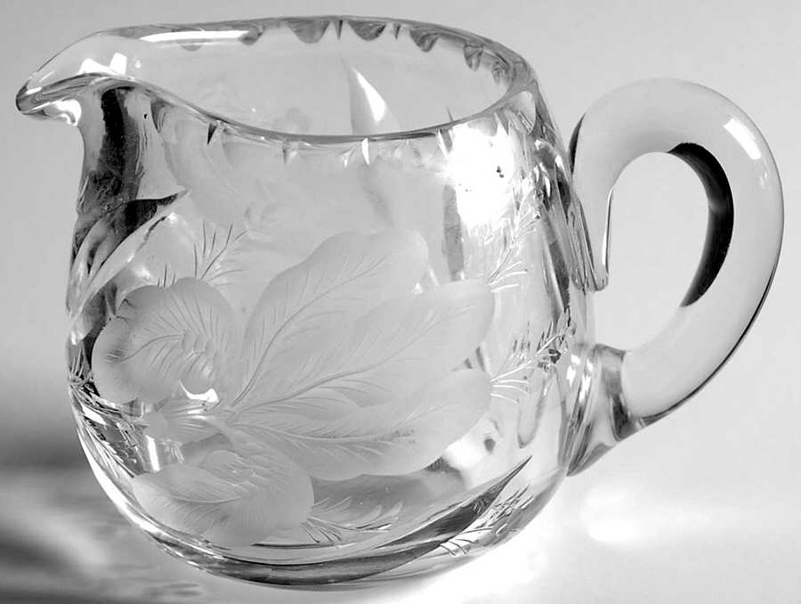 Satin Iris Creamer by Hawkes-1