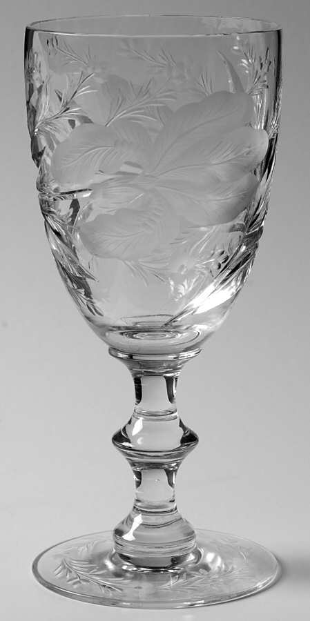 Satin Iris Water Goblet by Hawkes-1