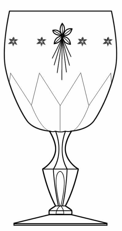 Starlight Water Goblet by Hawkes-1