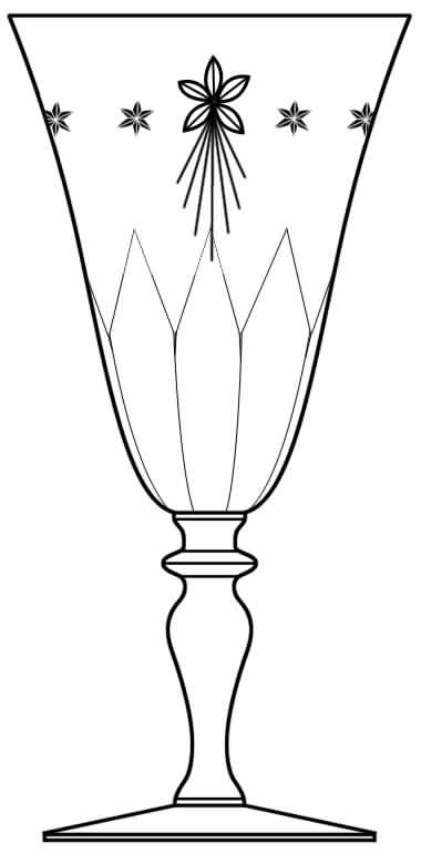 Starlight Water Goblet by Hawkes-1
