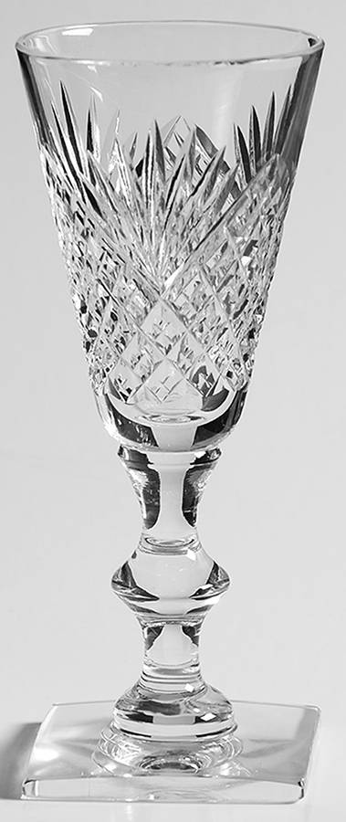 Strawberry, Diamond & Fan (#7332) Sherry Glass by Hawkes-1