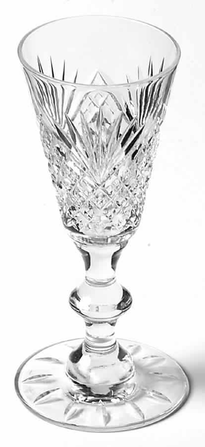 Strawberry, Diamond & Fan (#7334) Sherry Glass by Hawkes-1