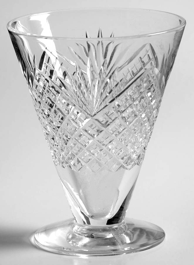 Strawberry, Diamond & Fan (#7334) Juice Glass by Hawkes-1