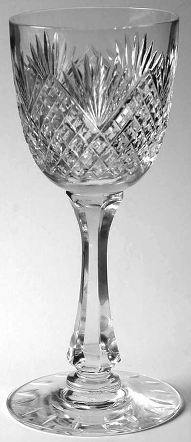 Strawberry, Diamond & Fan #7240 Claret Wine by Hawkes-1