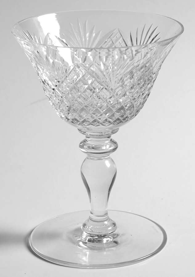 Strawberry, Diamond & Fan Champagne/Tall Sherbet by Hawkes-1
