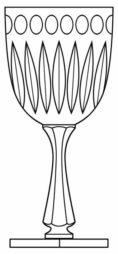 St. George Water Goblet by Hawkes-1