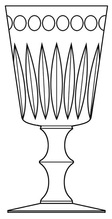 St. George Water Goblet by Hawkes-1