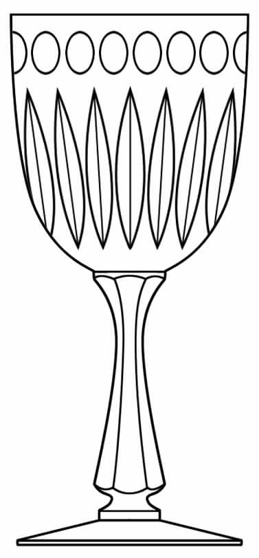 St. George Water Goblet by Hawkes-1