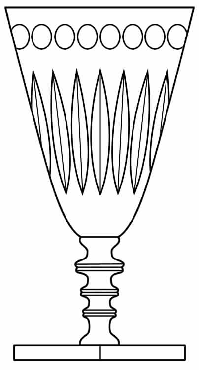 St. George Water Goblet by Hawkes-1