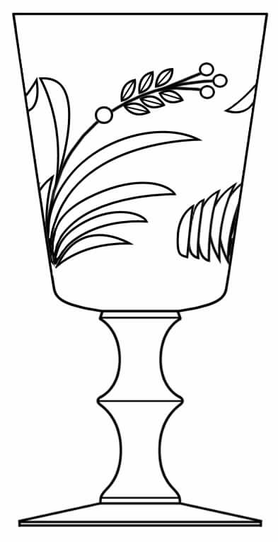 Surrey Water Goblet by Hawkes-1