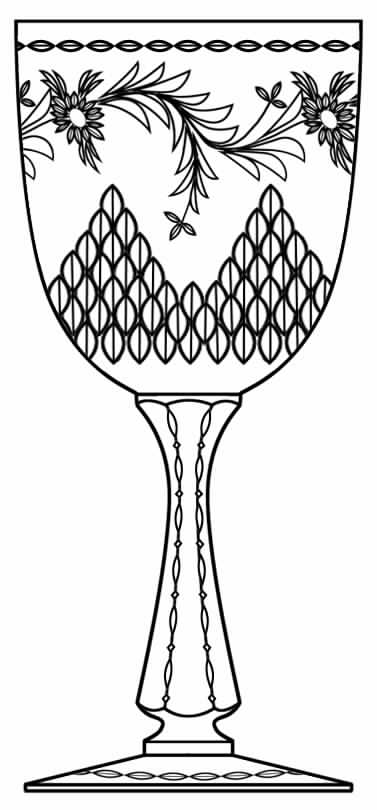 Talisman Water Goblet by Hawkes-1