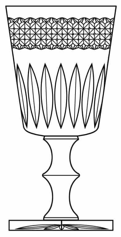 Toltic Water Goblet by Hawkes-1