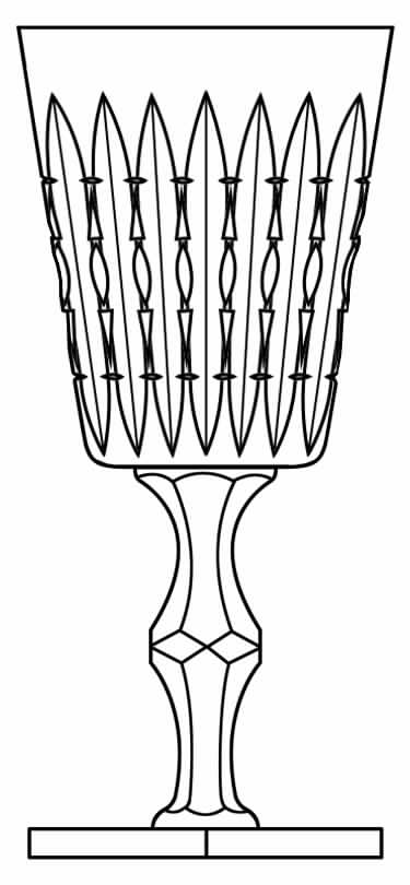 Triumph Water Goblet by Hawkes-1