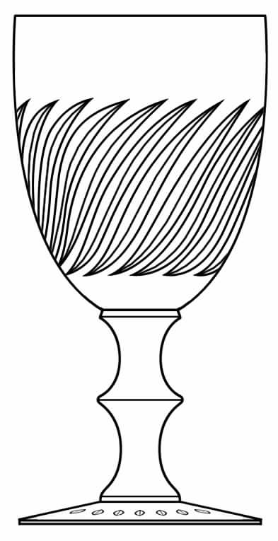 Twist Water Goblet by Hawkes-1