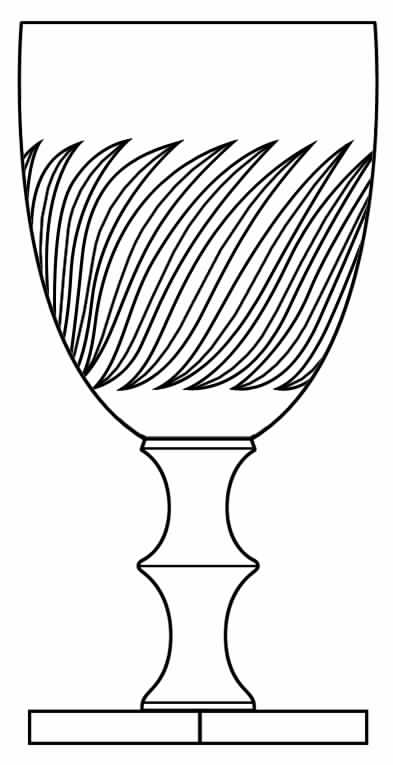 Twist Water Goblet by Hawkes-1