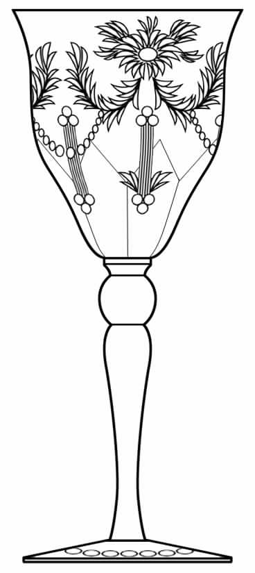 Victoria Water Goblet by Hawkes-1