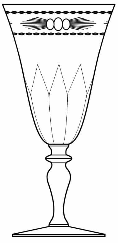 Warwick Border Water Goblet by Hawkes-1