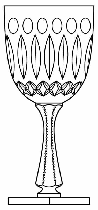 York Water Goblet by Hawkes-1