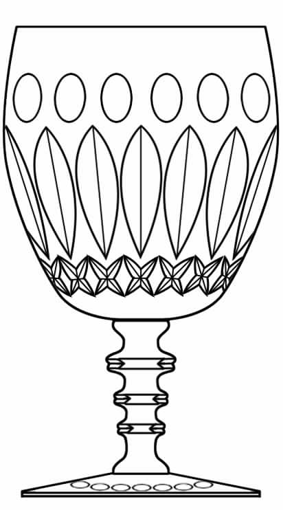 York Water Goblet by Hawkes-1