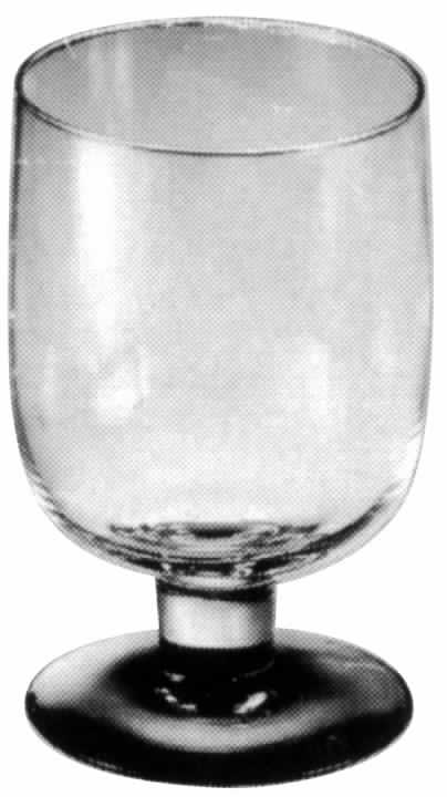 Bergen Water Goblet by Hadeland of Norway-1