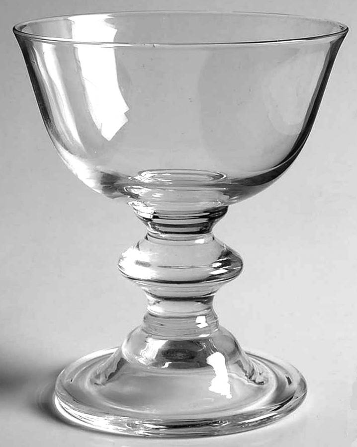 Saga Clear Champagne/Tall Sherbet by Hadeland of Norway-1
