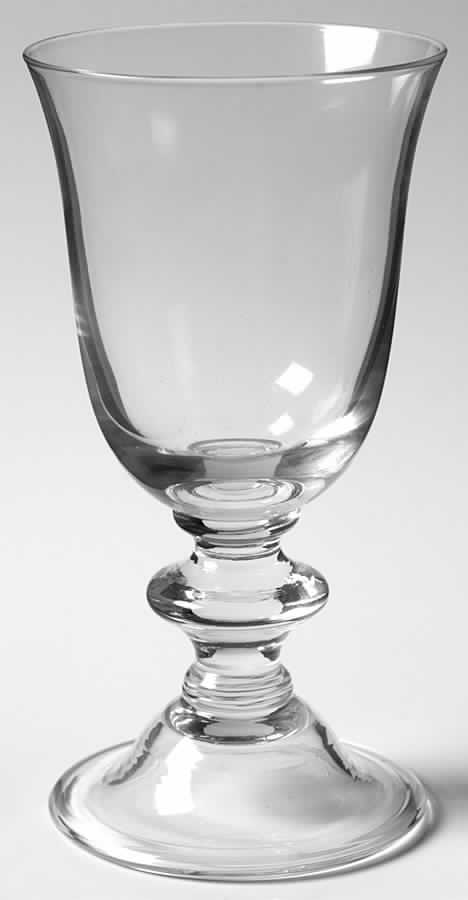 Saga Clear Water Goblet by Hadeland of Norway-1