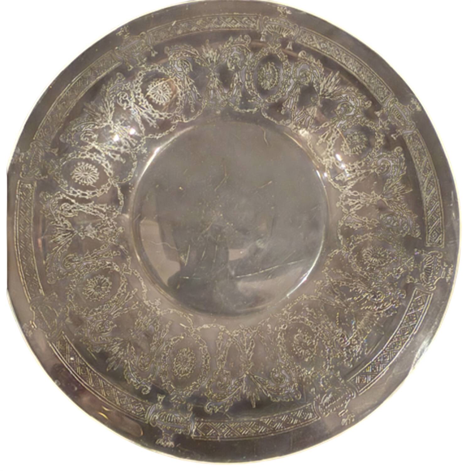 Adam (Stem 3335, Etch 168) Bread & Butter Plate by Heisey-1