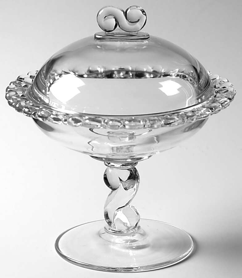 Athena Cheese Dish & Lid by Heisey-1