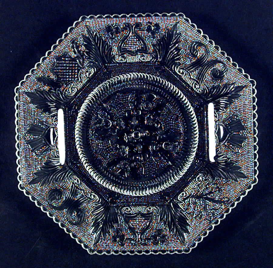 Beehive Clear Luncheon Plate by Heisey-1