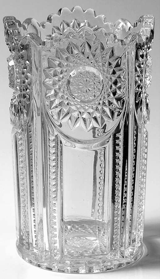 Beaded Panel Sunburst 6" Celery Vase by Heisey-1