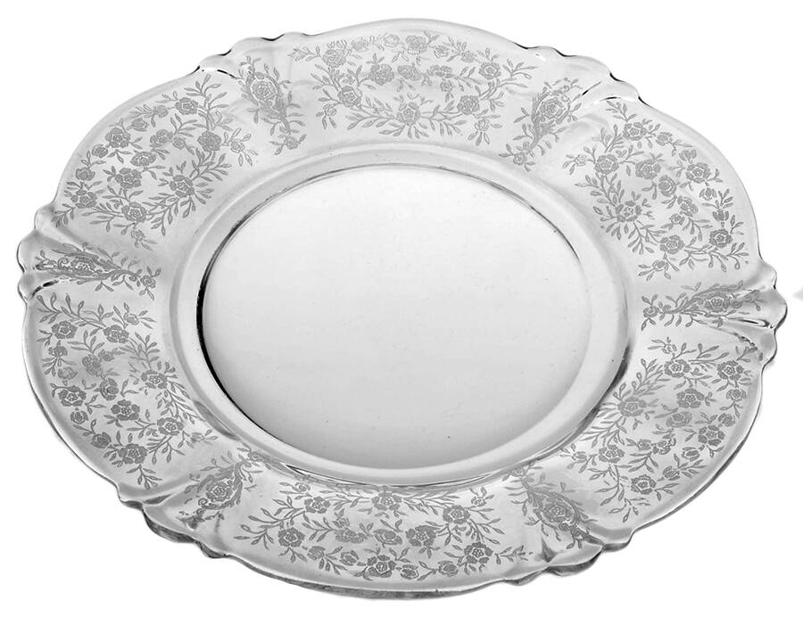Belle Le Rose 8" Salad Plate by Heisey-1