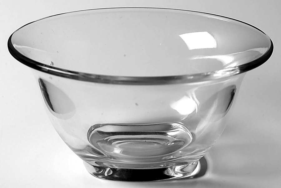 Cabochon Clear Mayonnaise Bowl, Bowl Only by Heisey-1