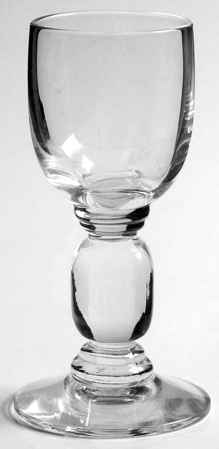 Cabochon Clear Cordial Glass by Heisey-1