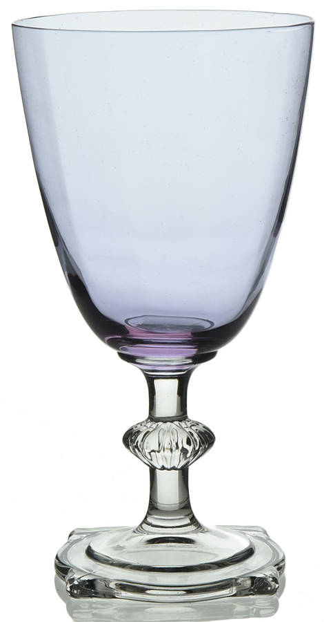 Carcassone Alexandrite Water Goblet by Heisey-1