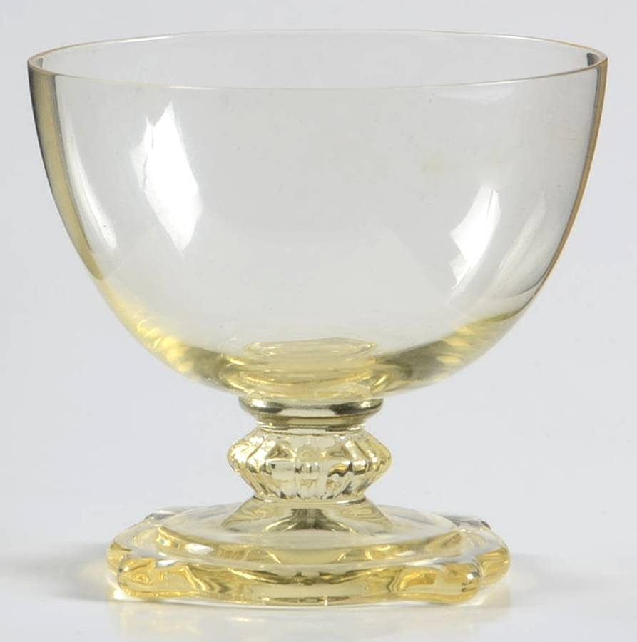 Carcassone Sahara Yellow (Stem 3390, Optic) Liquor Cocktail by Heisey-1