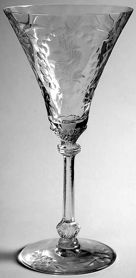 Chateau (Stem 3368, Cut) Claret Wine by Heisey-1
