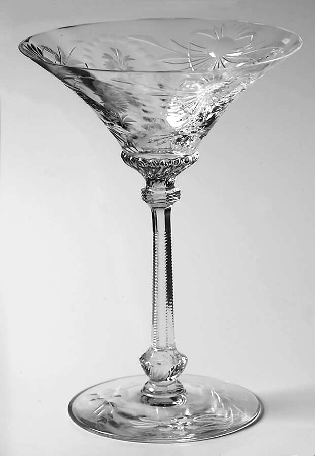 Chateau (Stem 3368, Cut) Champagne/Tall Sherbet by Heisey-1