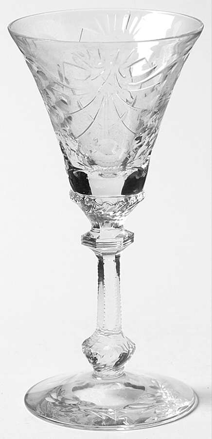 Chateau (Stem 3368, Cut) Cordial Glass by Heisey-1