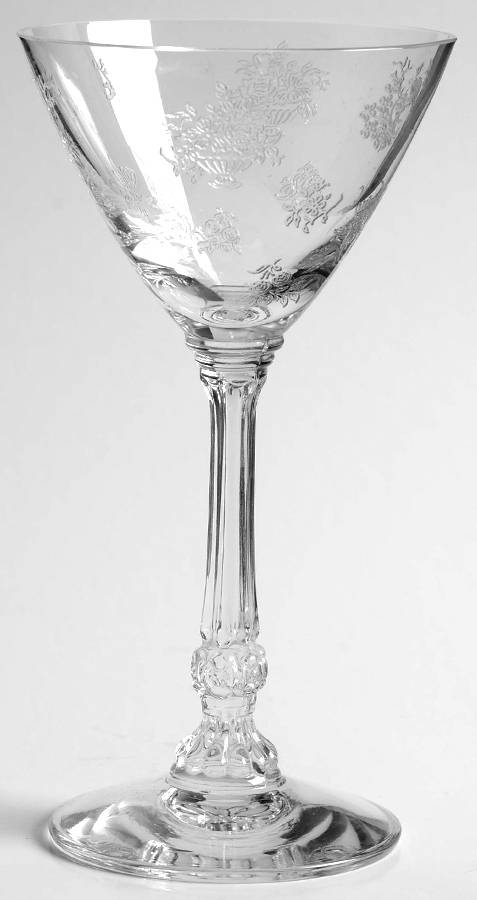 Chintz Clear (Stem 3389) Liquor Cocktail by Heisey-1