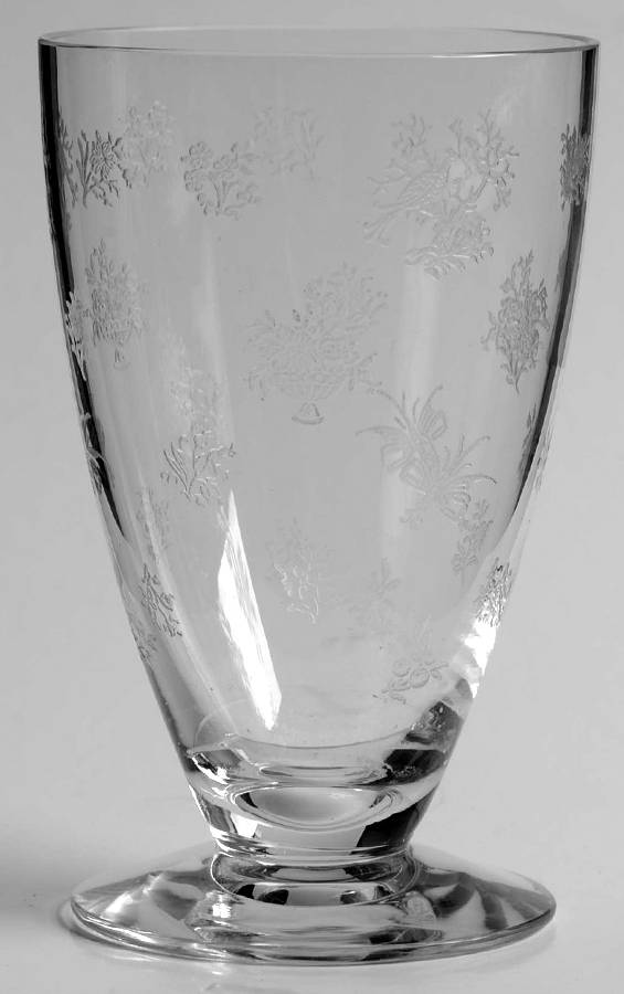 Chintz Clear (Stem 3389) Juice Glass by Heisey-1