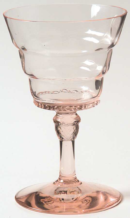 Charter Oak Pink Liquor Cocktail by Heisey-1